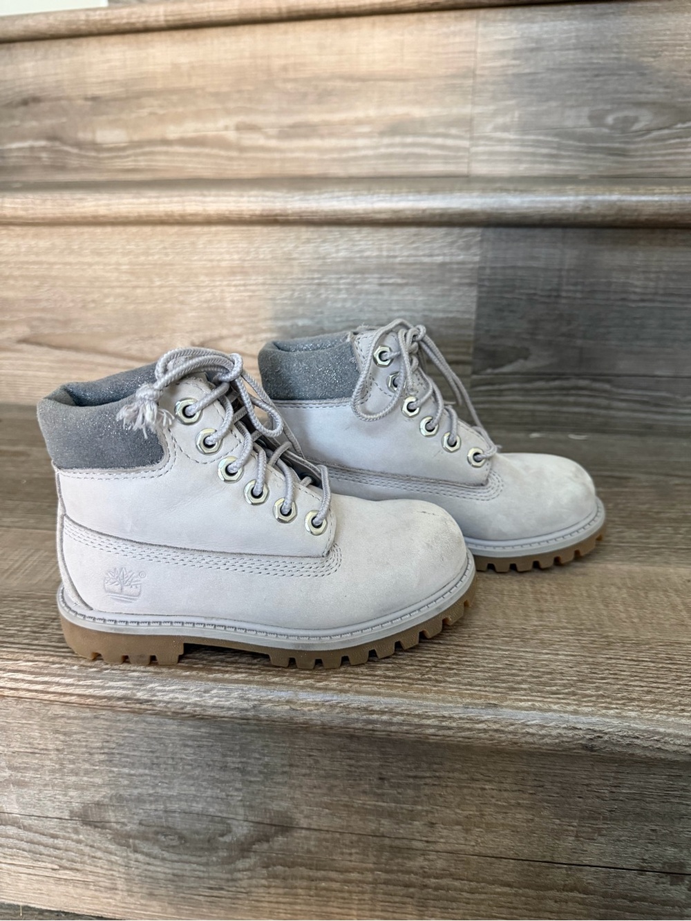 Timberland Alpine glacier grey boots toddler size 9